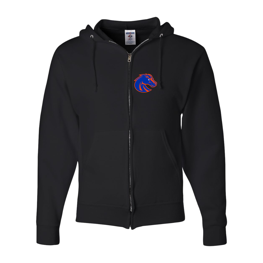 Men's Boise State Broncos   JERZEES NuBlend Full-Zip Hooded Sweatshirt