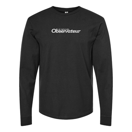Youth Le Nouvel Observateur Logo  Long sleeves