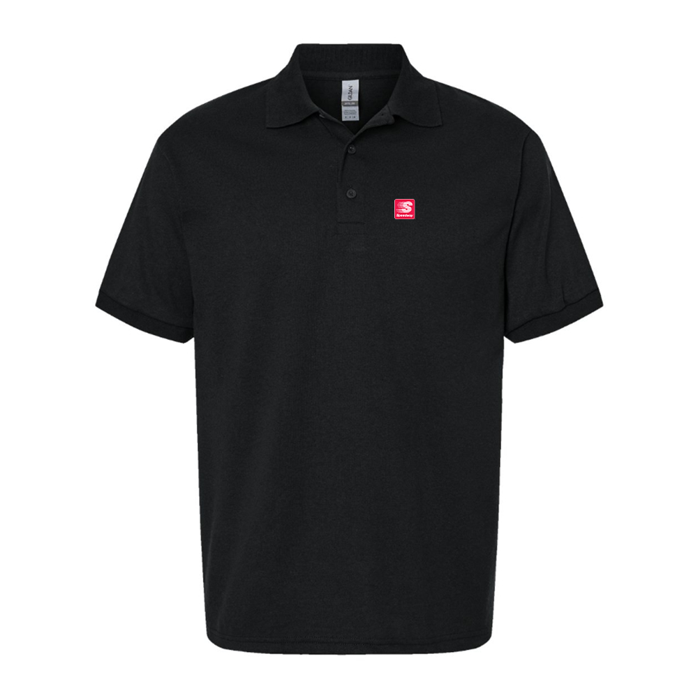 Men's Speedway Gas Station Logo Dry Blend Polo