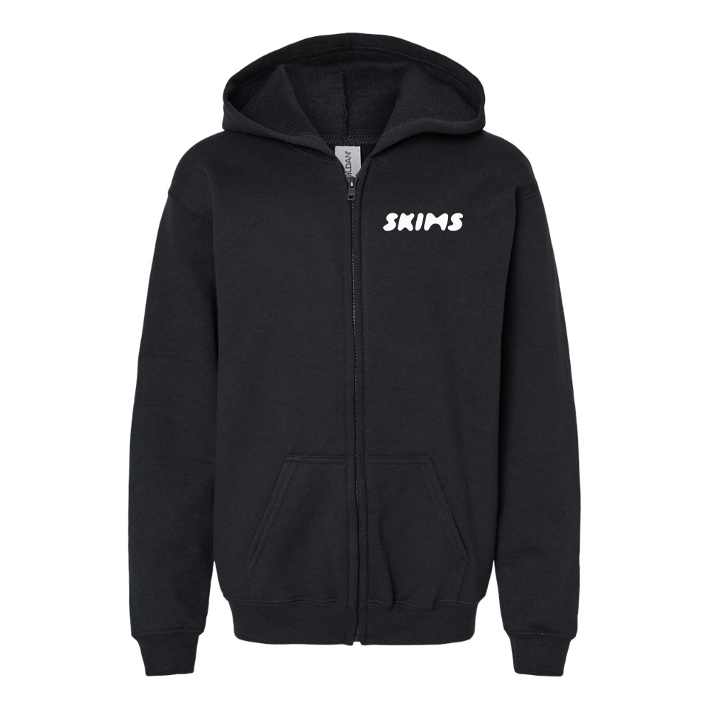 Youth Skims  Gildan Heavy Blend Full Zip Hooded Sweatshirt