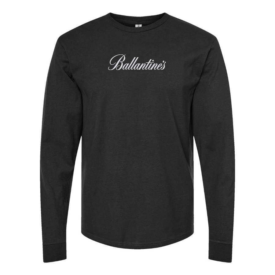 Men's Ballantines Logo Cotton Long Sleeve T-Shirt