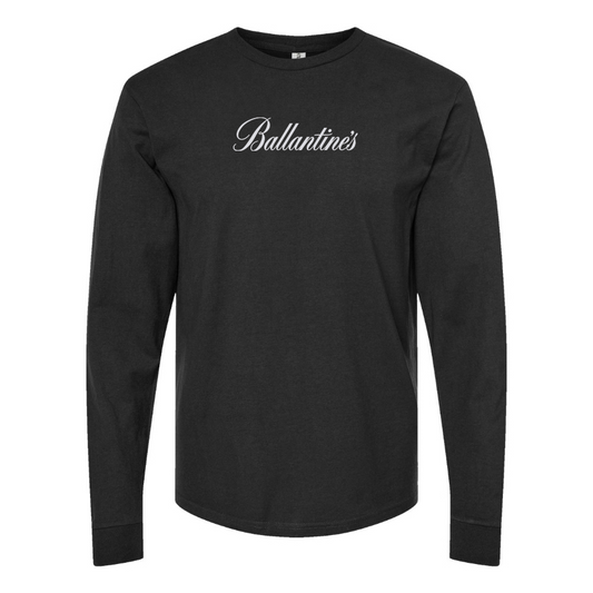 Men's Ballantines Logo Cotton Long Sleeve T-Shirt