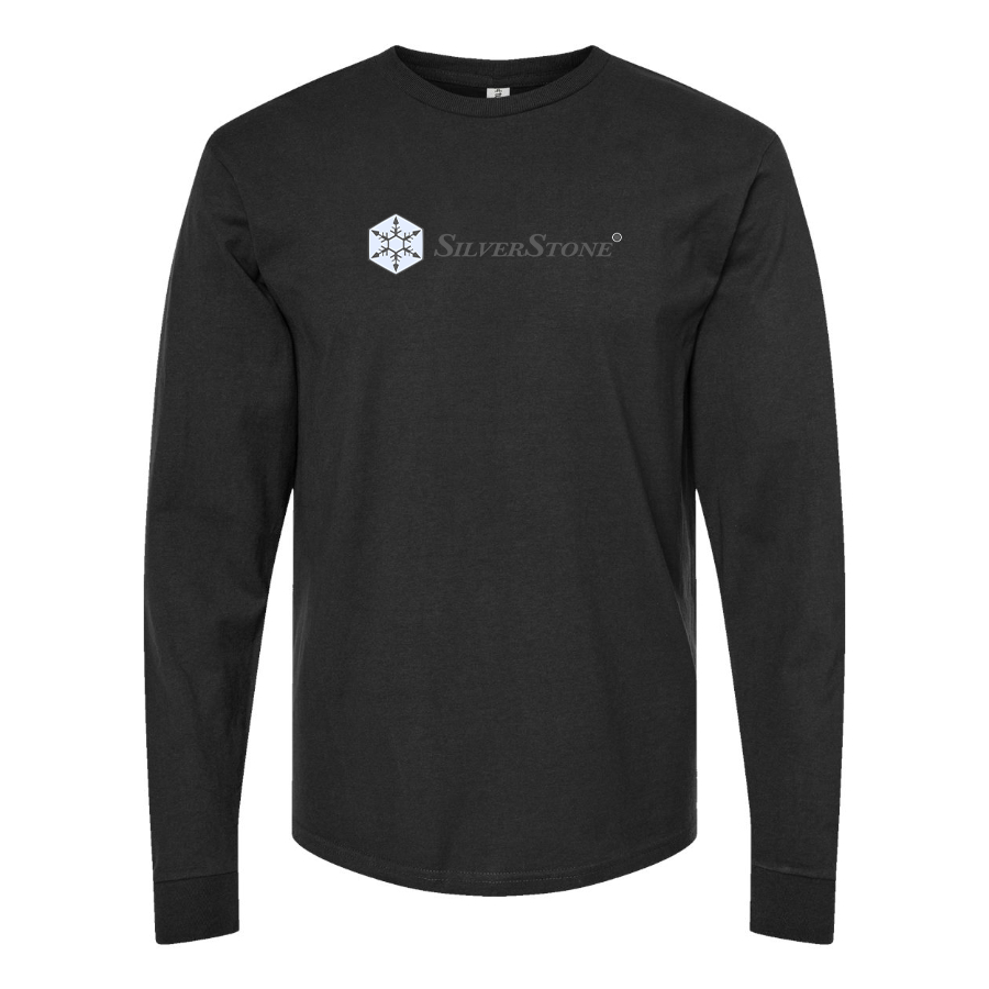 Men's SilverStone Logo Cotton Long Sleeve T-Shirt