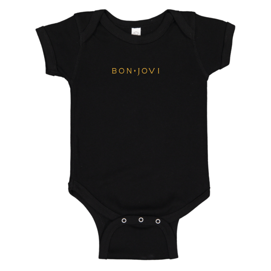 Bon Jovi Logo Baby Onesie Romper