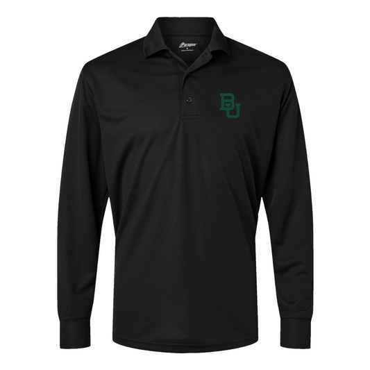 Men's  Baylor Bears  Paragon Prescott Long Sleeve Polo