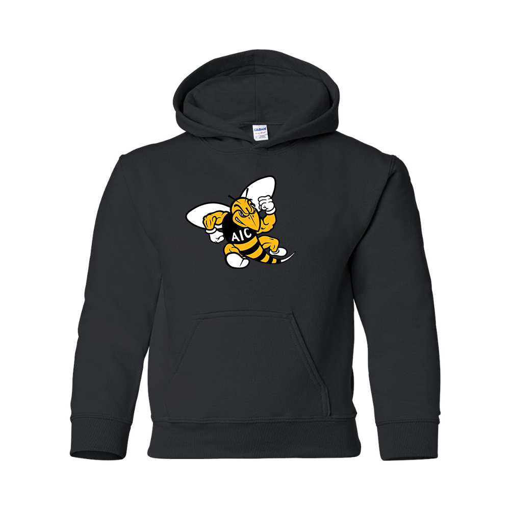 Youth AIC Yellow Jackets Gildan Heavy Blend  Hooded Sweatshirt