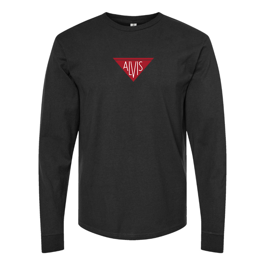 Men's Alvis Logo Cotton Long Sleeve T-Shirt