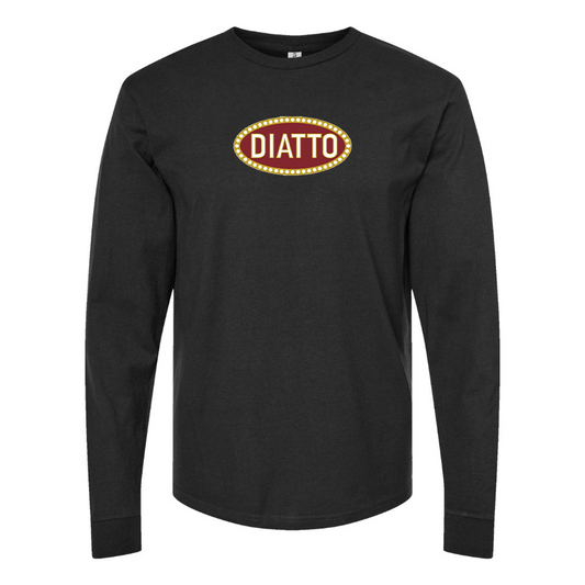 Men's Diatto Logo Cotton Long Sleeve T-Shirt