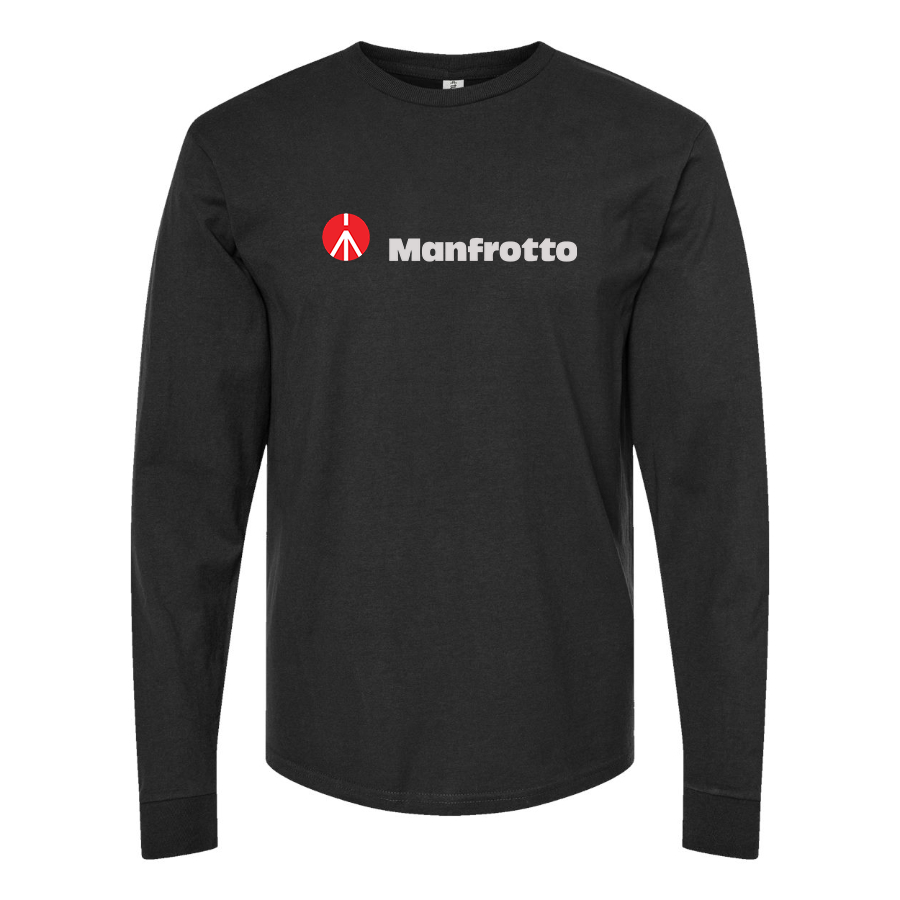 Men's Manfrotto Logo Cotton Long Sleeve T-Shirt