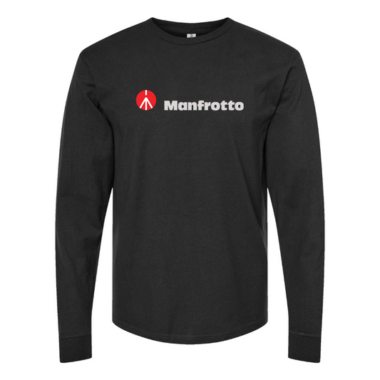 Men's Manfrotto Logo Cotton Long Sleeve T-Shirt