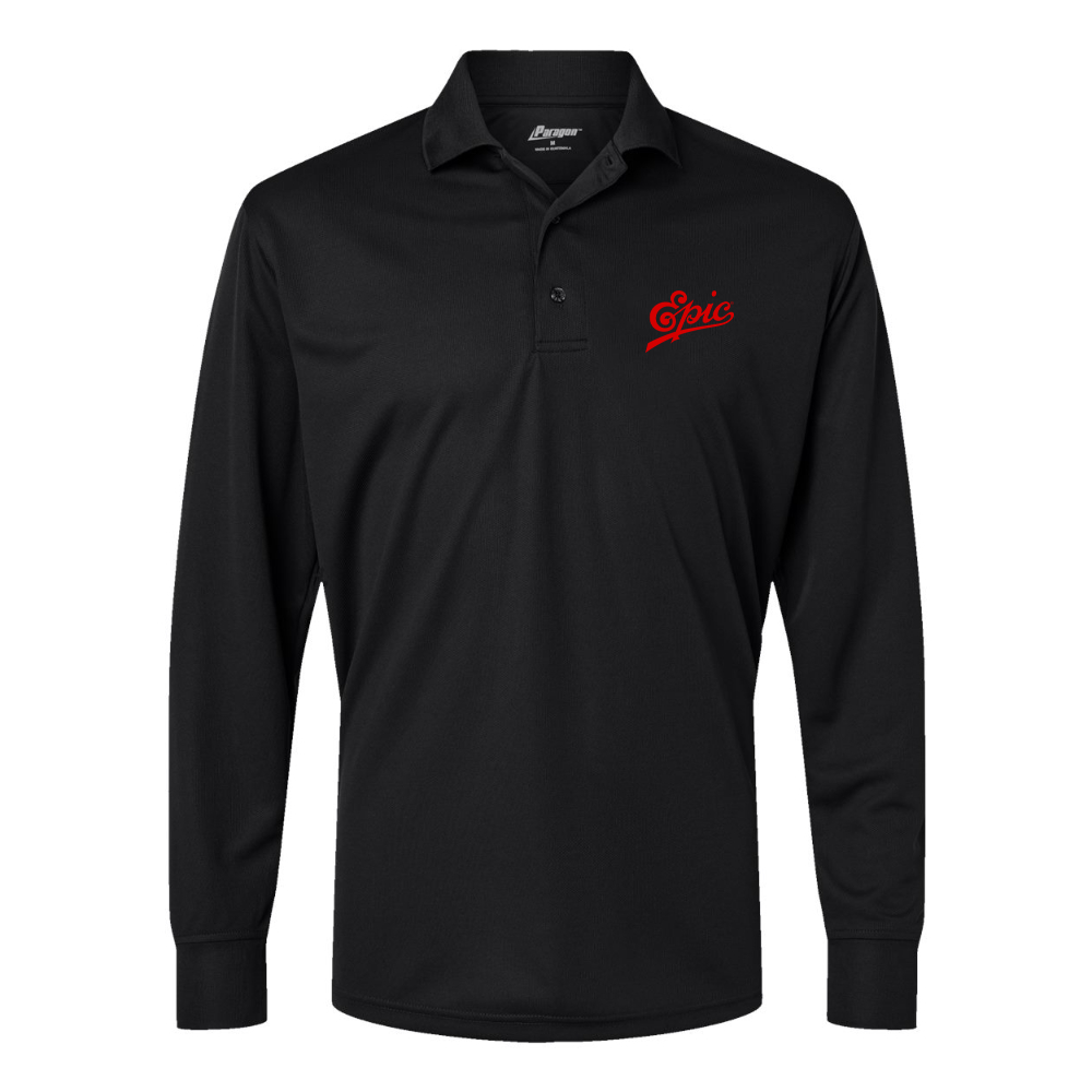 Men's Epic Records Paragon Prescott Long Sleeve Polo