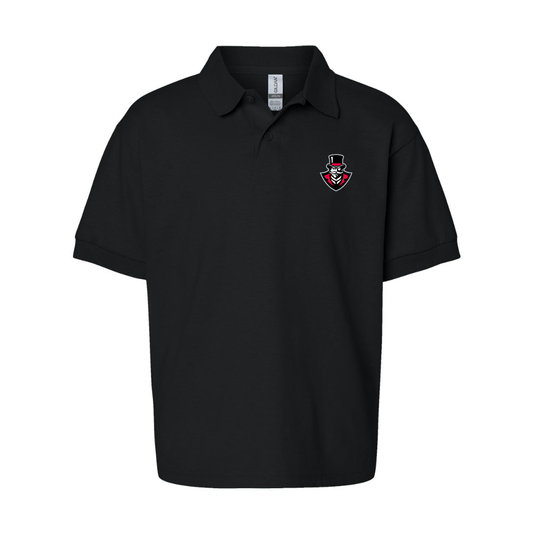 Youth  Austin Peay Governors Gildan Dry Blend Jersey Polo