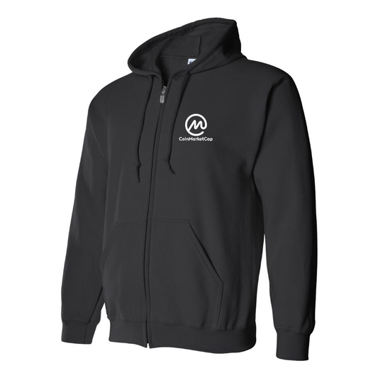 Men's CoinMarketCap Logo Zipper Hoodie