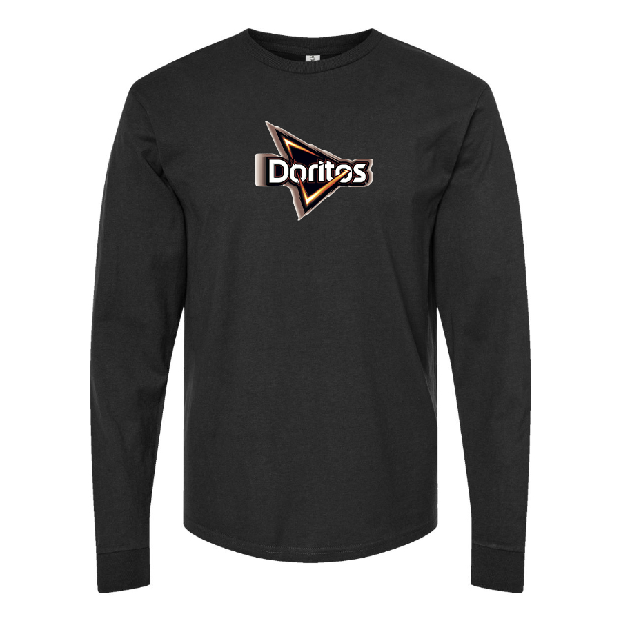 Men's Doritos Logo Cotton Long Sleeve T-Shirt