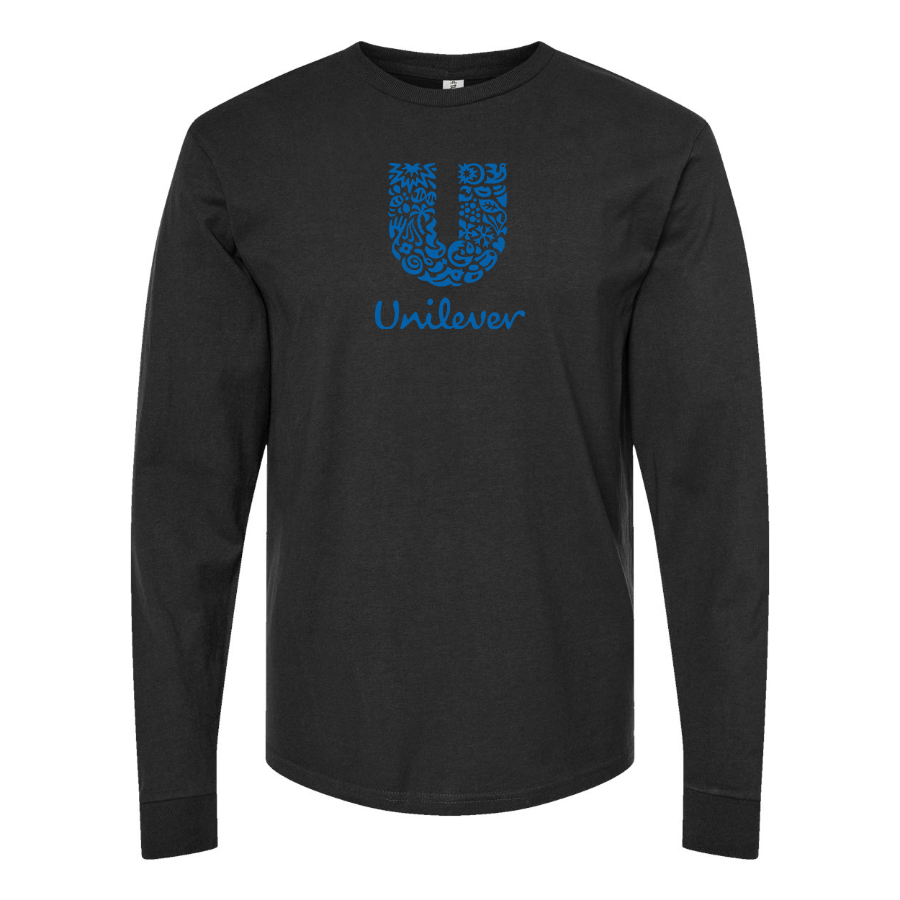 Men's Unilever Logo  Cotton Long Sleeve T-Shirt