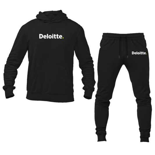 Men's Deloitte Logo Hoodie Joggers Set