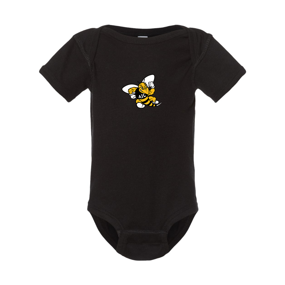 AIC Yellow Jackets   Rabbit Skins Infant Baby Rib Bodysuit