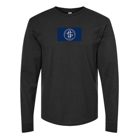Men's Simply Southern Logo Cotton Long Sleeve T-Shirt
