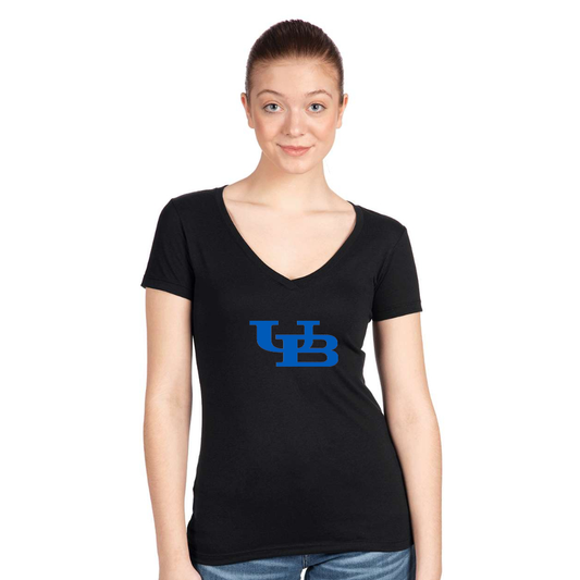 Women's Buffalo Bulls  Next Level V-Neck T-Shirt
