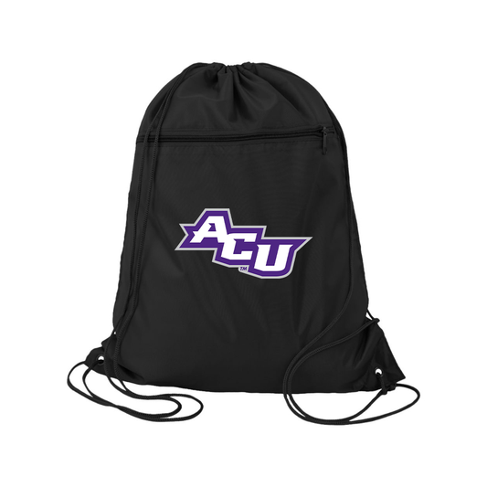 Abilene Christian Wildcats Q-Tees - Polyester Cinchpack