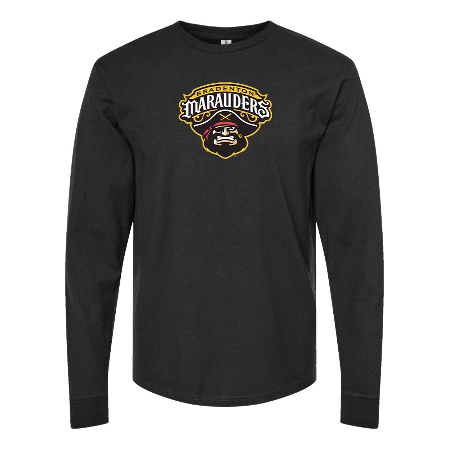 Men's Bradenton Marauders Logo Cotton Long Sleeve T-Shirt