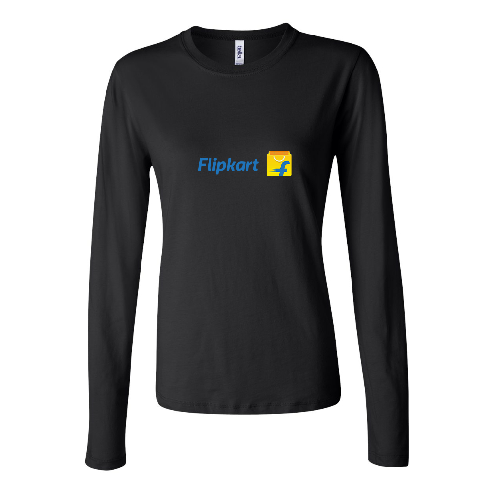 BELLA CANVAS Women’s Flipkart Jersey Long Sleeve Tee