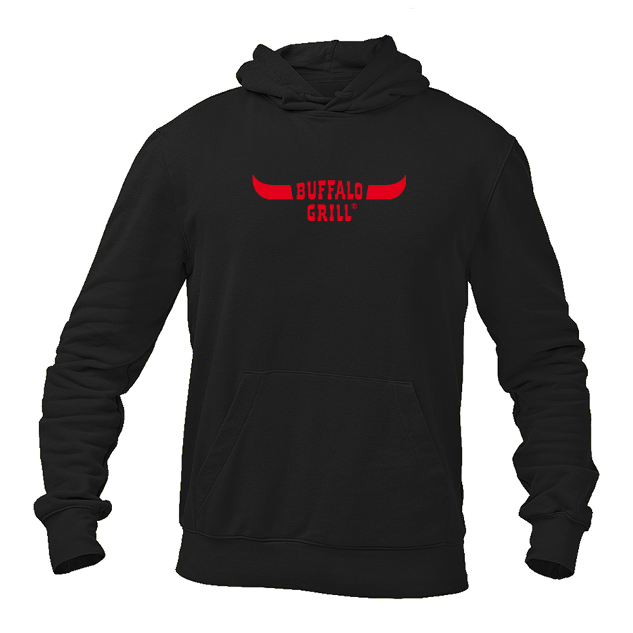 Men's Buffalo Grill Logo Pullover Hoodie