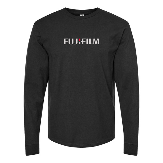 Men's Fujifilm Logo Cotton Long Sleeve T-Shirt