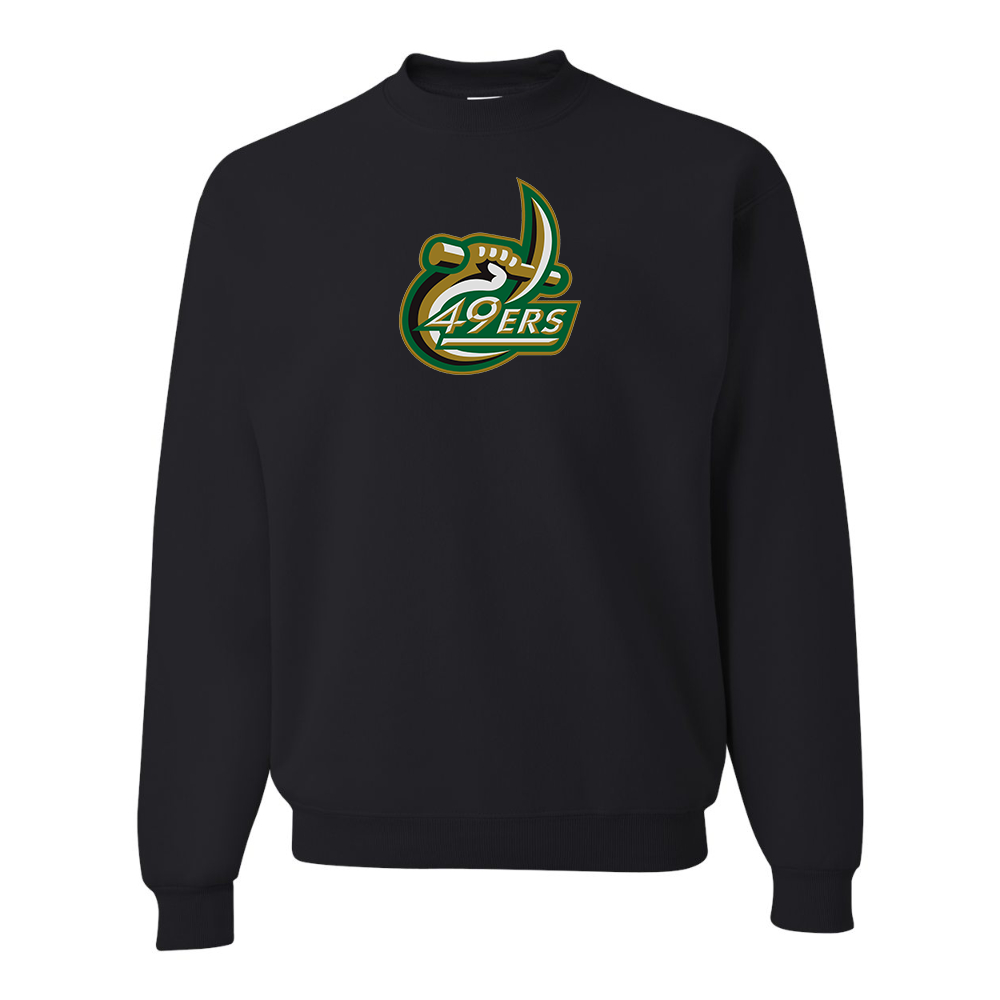 Men's  Charlotte 49ers JERZEES NuBlend Crewneck Sweatshirt