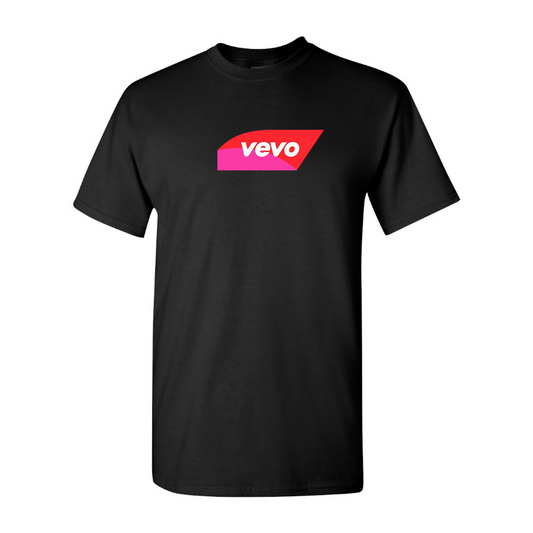 Men's Vevo Thumbnail Banner  Logo Cotton T-Shirt