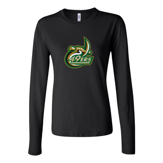 BELLA CANVAS Charlotte 49ers Jersey Long Sleeve Tee