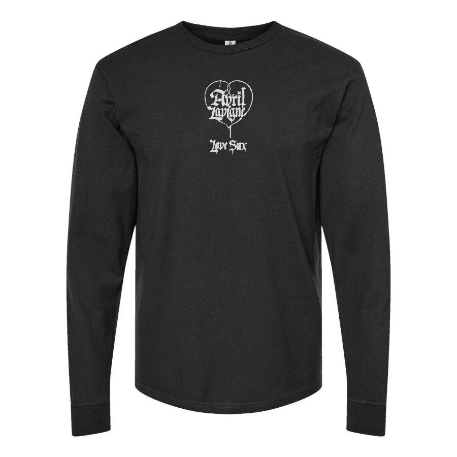 Men's Avril Lavigne Logo Cotton Long Sleeve T-Shirt