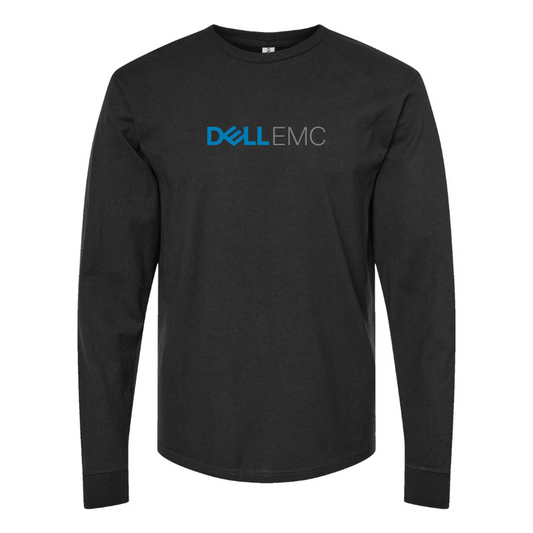Men's EMC Logo Cotton Long Sleeve T-Shirt
