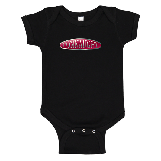 Connaught Motor Company  Logo Baby Onesie Romper