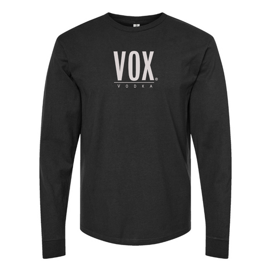 Men's Vox Logo Cotton Long Sleeve T-Shirt