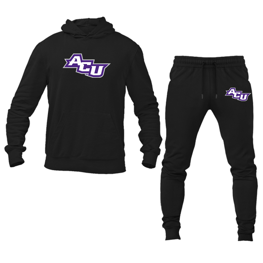 Men's Abilene Christian Wildcats  Hoodie Joggers Set
