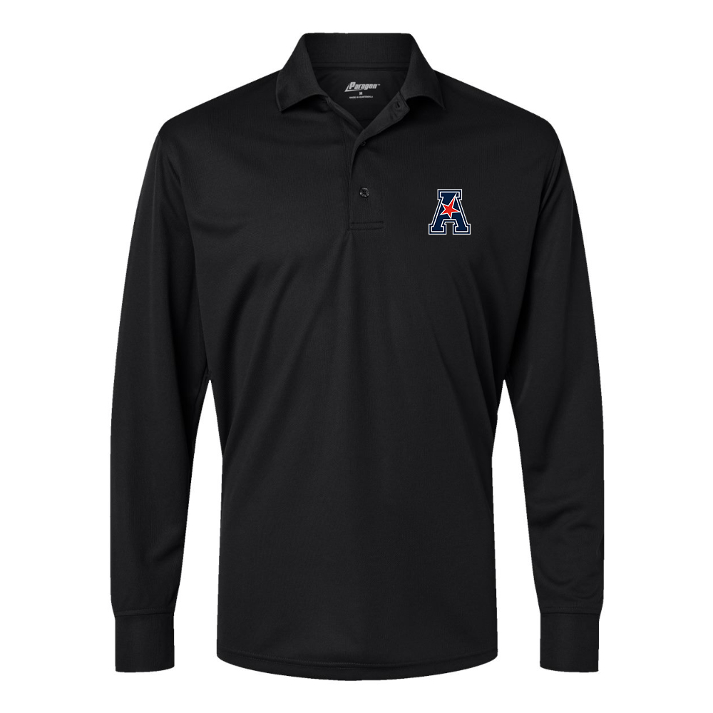 Men's   American Athletic Conference   Paragon Prescott Long Sleeve Polo
