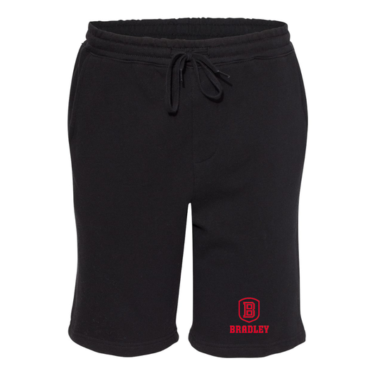 Men's Bradley Braves Independent Trading Co Midweight Fleece Shorts