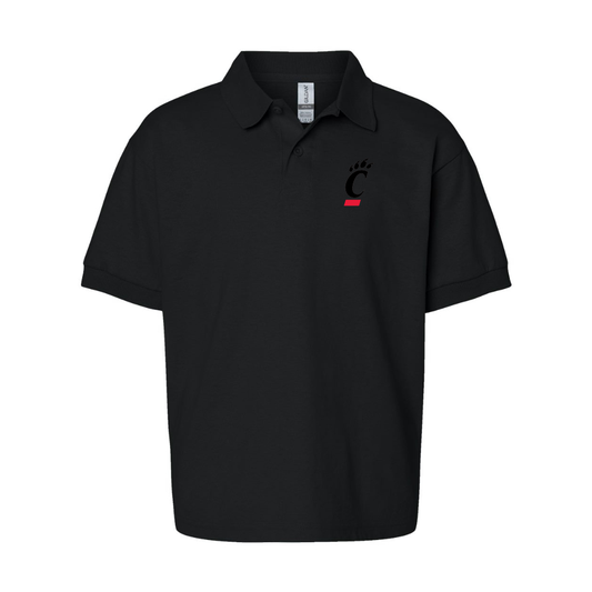 Youth Cincinnati Bearcats Gildan Dry Blend Jersey Polo