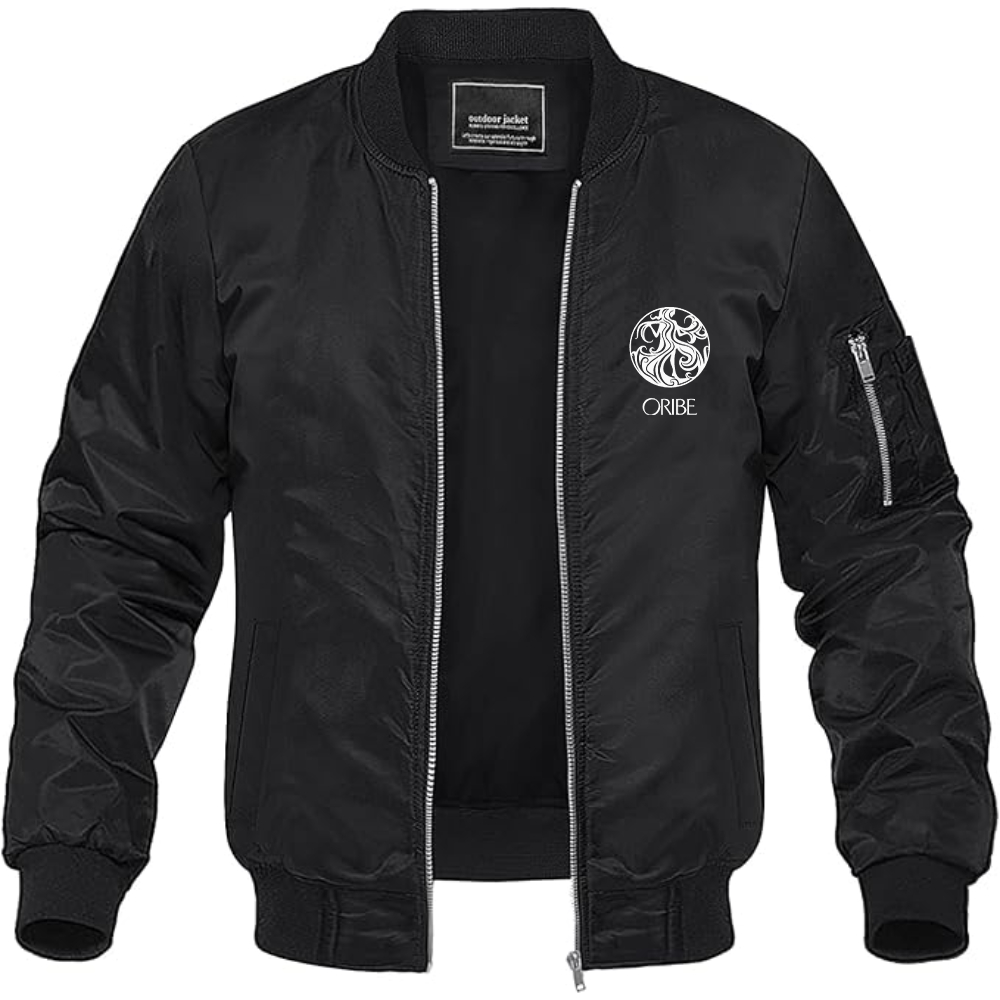 Men's Oribe   Lightweight Bomber Jacket Windbreaker Softshell Varsity Jacket Coat