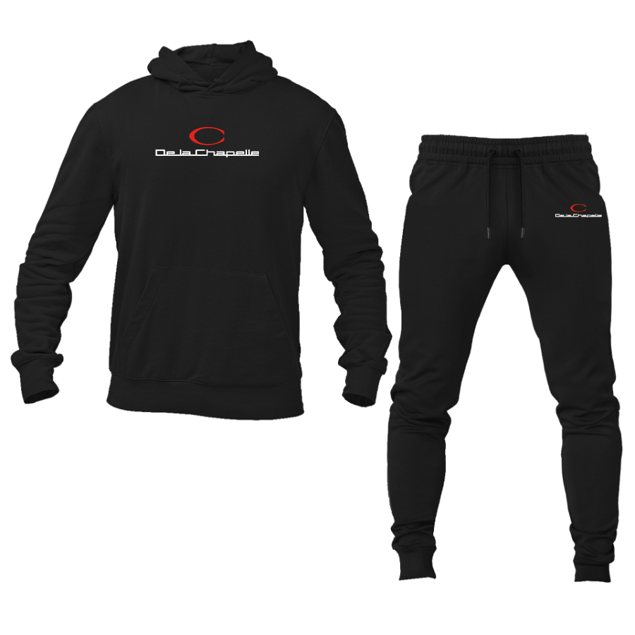 Men's De La Chapelle  Logo Hoodie Joggers Set
