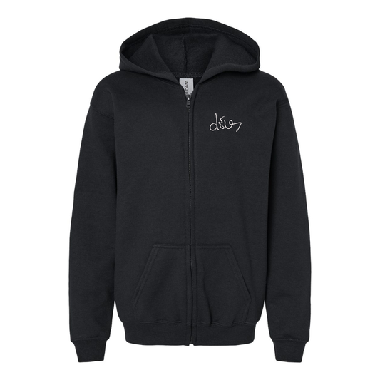 Youth dEUS Gildan Heavy Blend Full Zip Hooded Sweatshirt