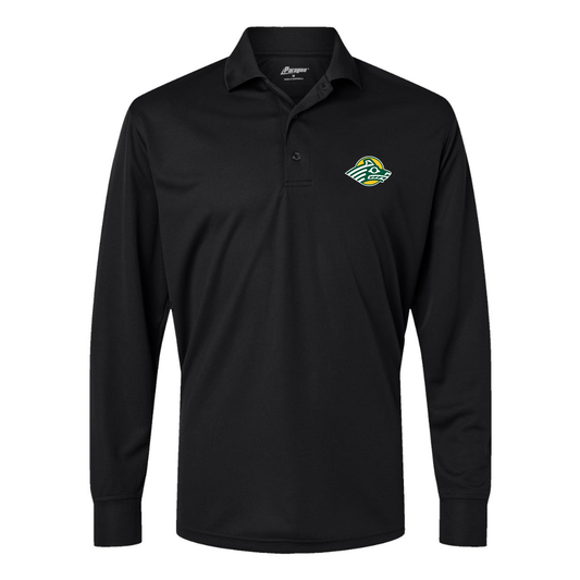 Men's Alaska Anchorage Seawolves   Paragon Prescott Long Sleeve Polo