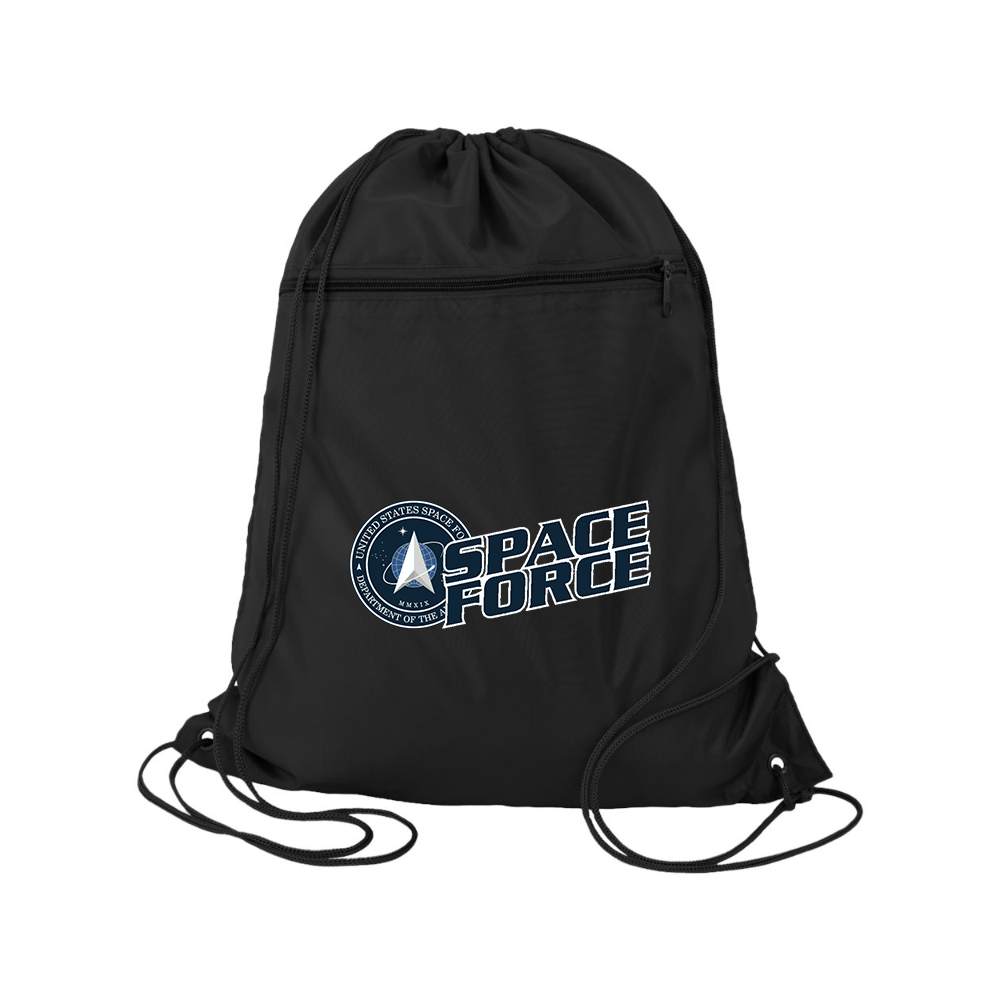 Space Force Q-Tees - Polyester Cinchpack
