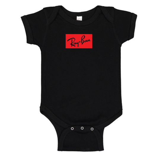 Ray Ban Logo Baby Onesie Romper