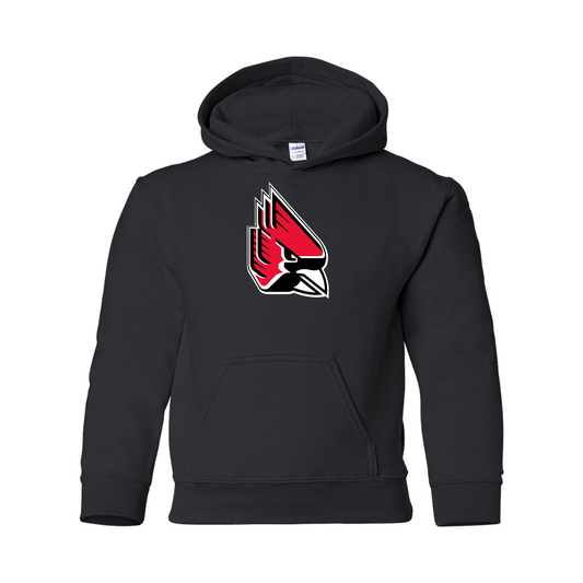 Youth   Ball State Cardinals Gildan Heavy Blend  Hooded Sweatshirt