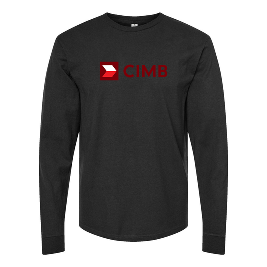 Men's CIMB  Logo Cotton Long Sleeve T-Shirt
