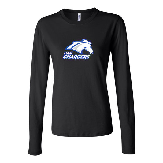 BELLA CANVAS Women’s Alabama Huntsville Chargers Jersey Long Sleeve Tee