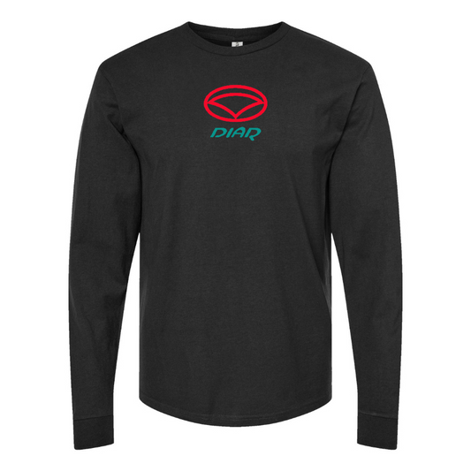 Men's Diar Motors Logo Cotton Long Sleeve T-Shirt
