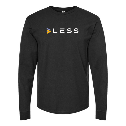 Men's LOGO LESS Logo Cotton Long Sleeve T-Shirt